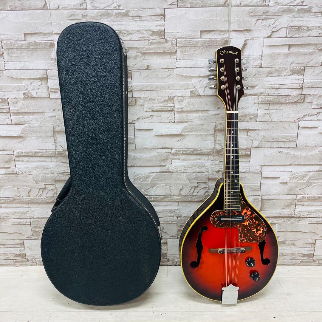 Samick サミック PU搭載 エレキフラットマンドリン
