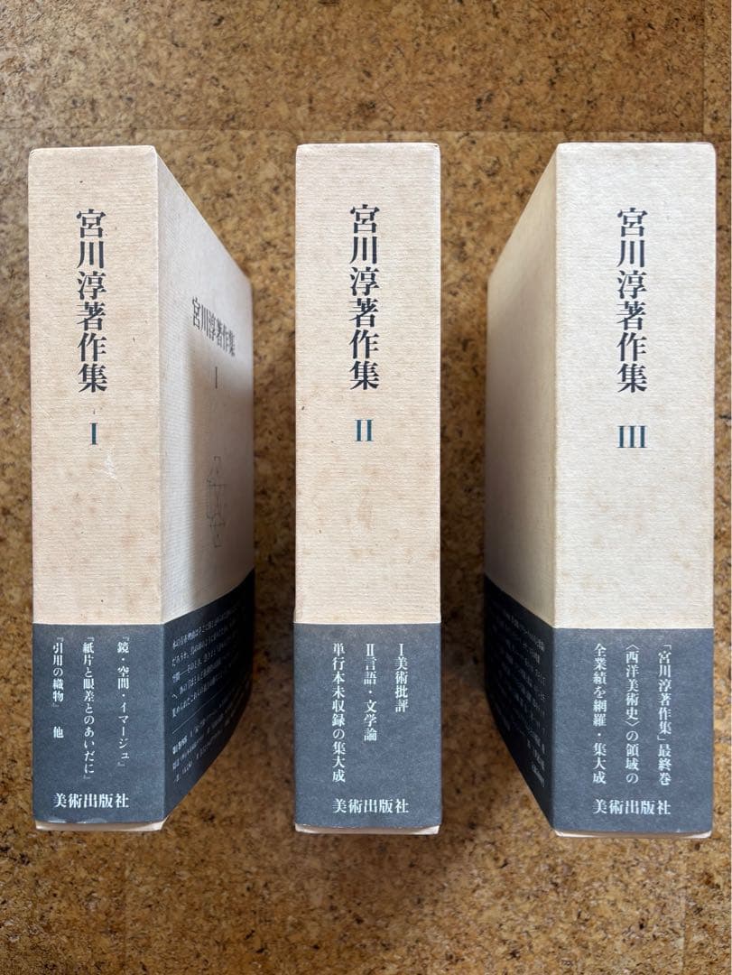 宮川淳著作集全3巻　各巻初版箱入帯付 月報あり
