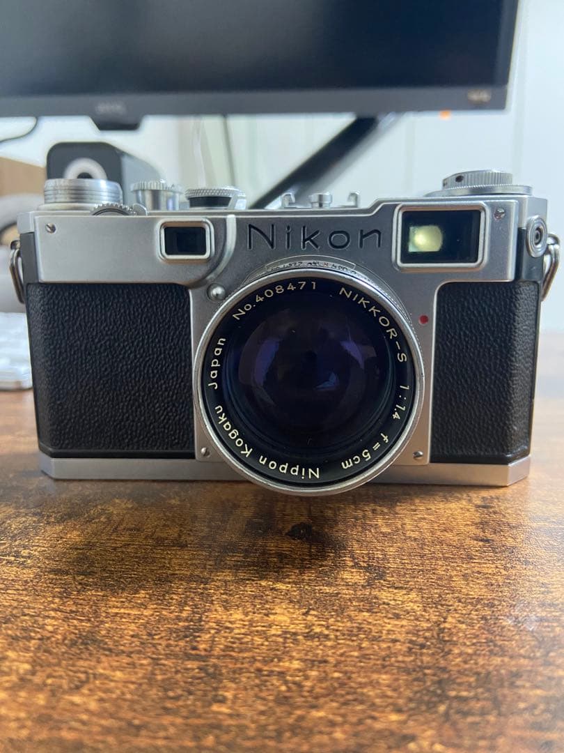 Nikon S2 レンジファインダー　+Nikkor-s.c 5cm F1.4