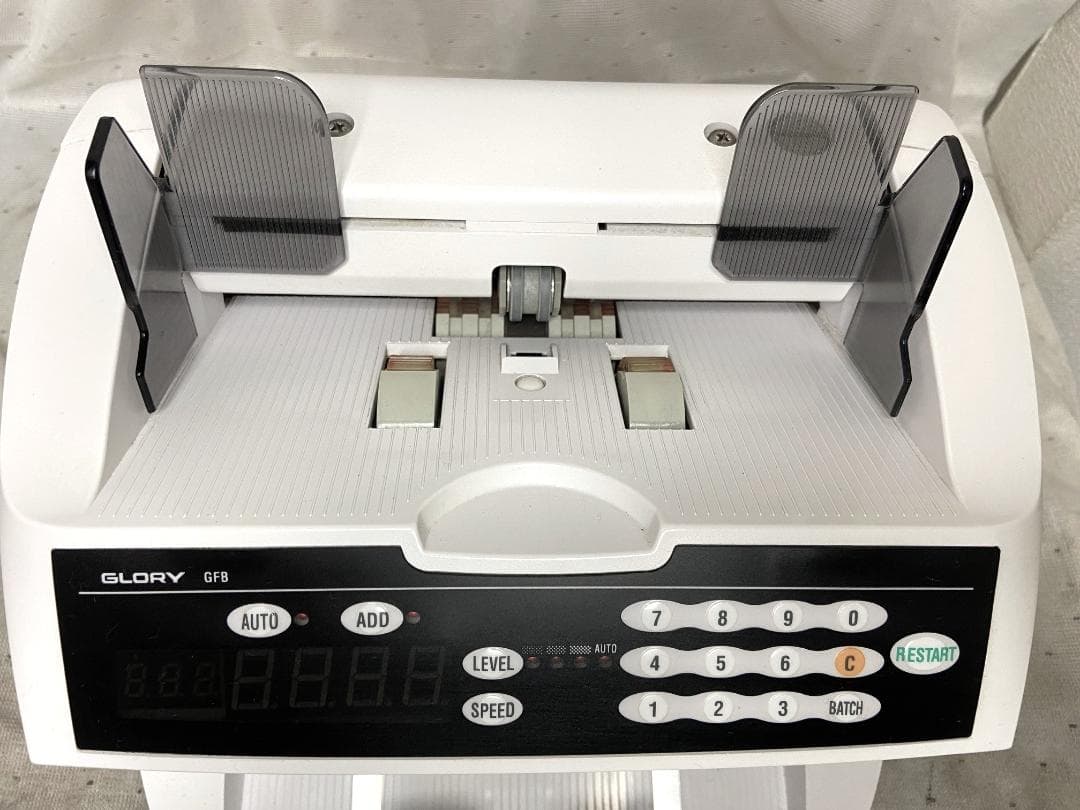 ■紙幣計数機　紙幣計算機　GLORY製　グローリー GFB-80-E■動確認