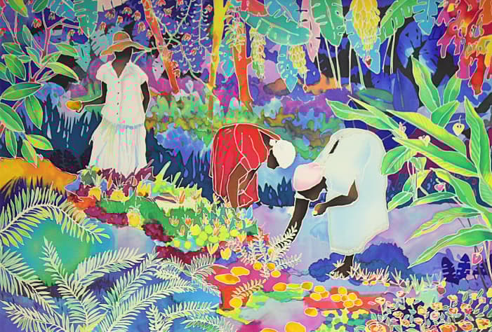 ジェニファー・マークス【トロピカルハーベスト】 シルクスクリーン