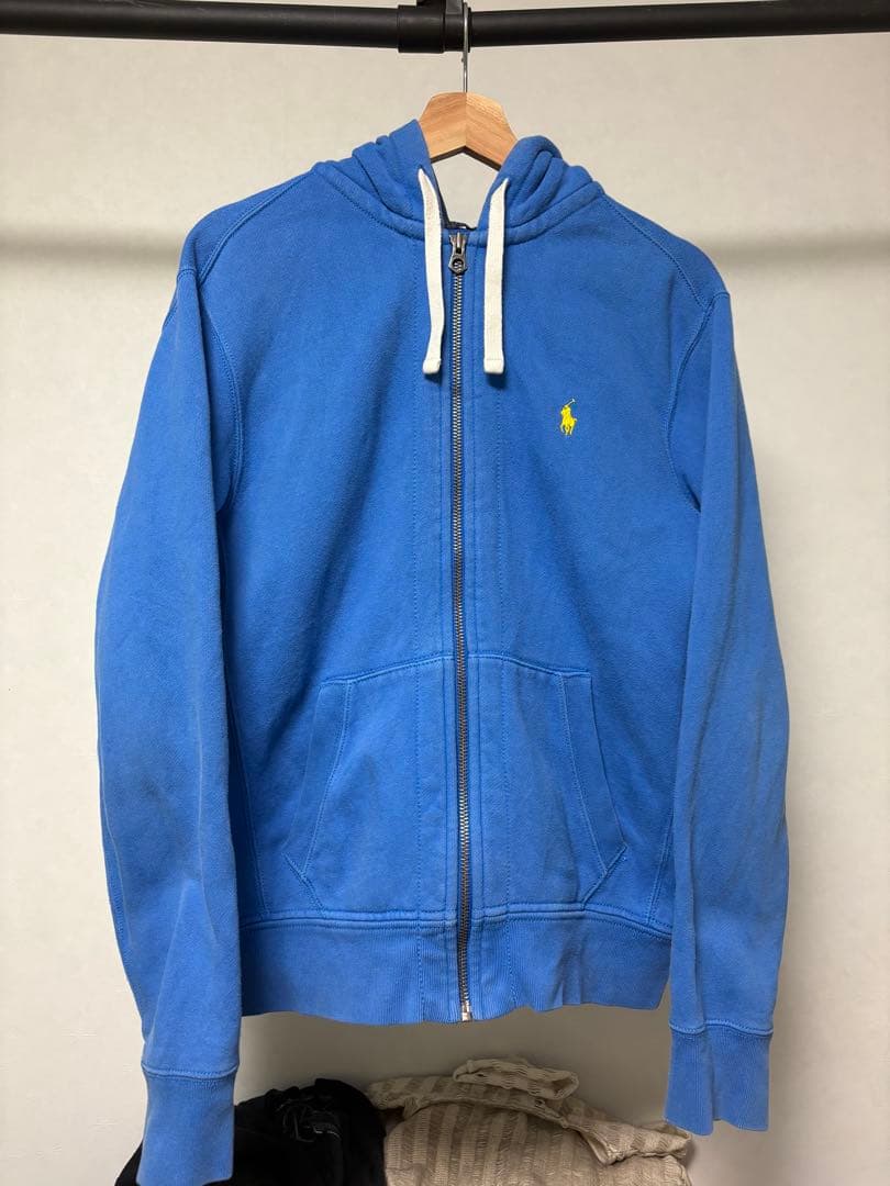 Polo Ralph Lauren M フルジップパーカー 青