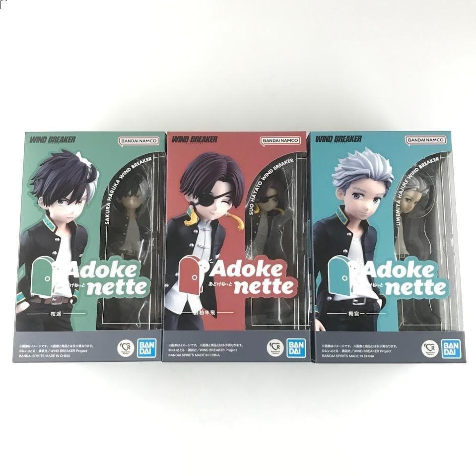 WIND BREAKER Adokenette 桜遥 蘇枋隼飛 梅宮一 3種