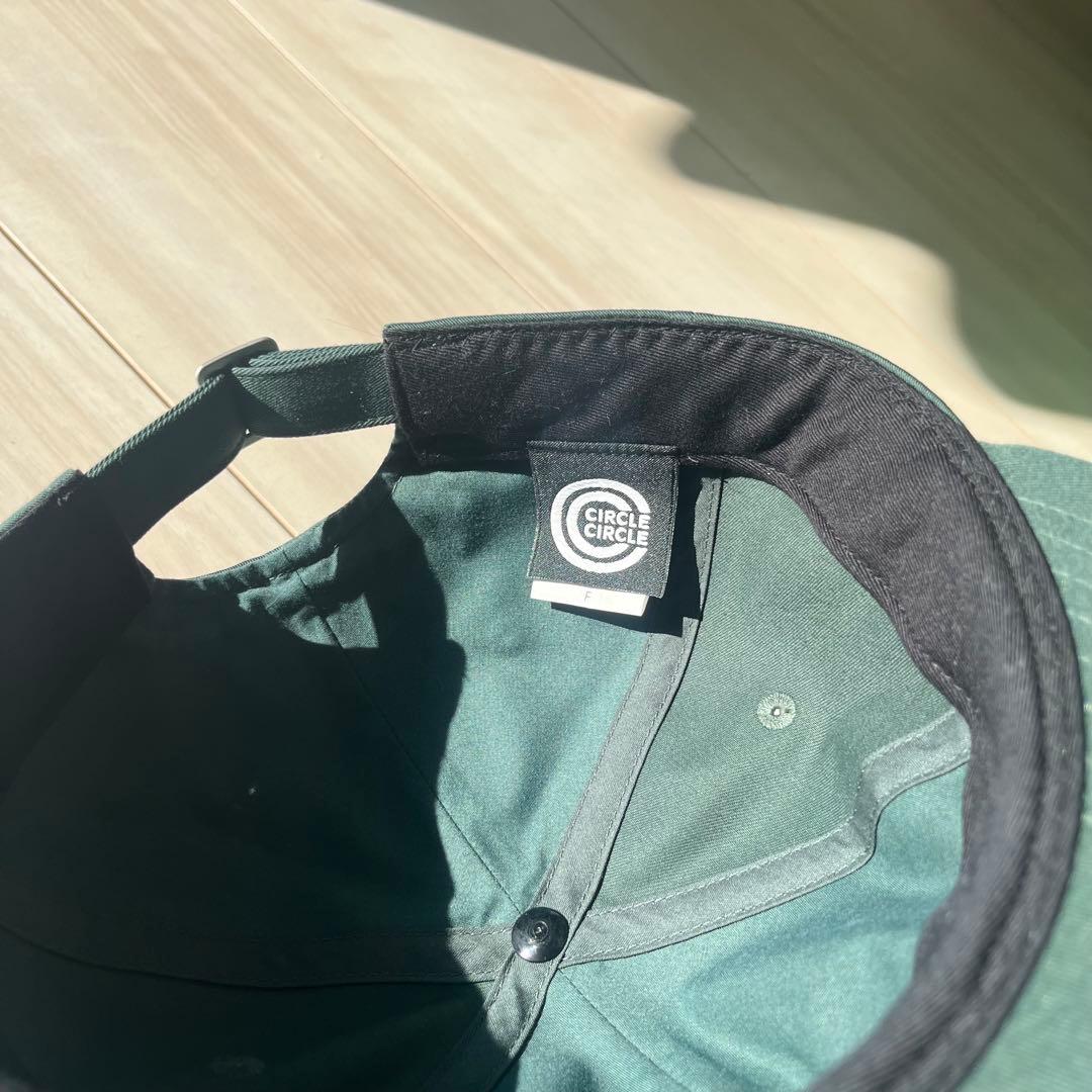 大藤さん着用 circle circle FELT CAP GREEN OVY