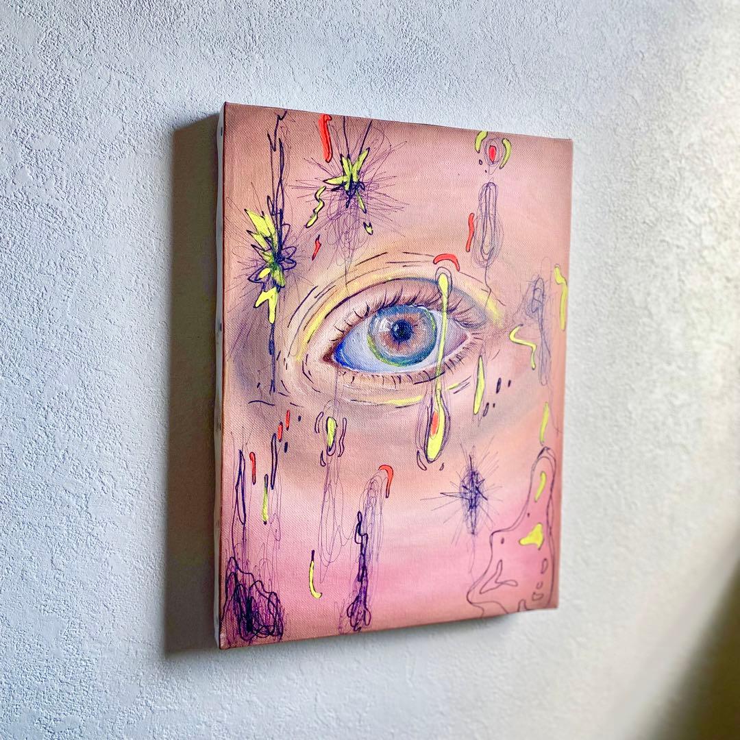 現代アート　アートパネル　インテリア　油絵　ストリート　おしゃれ　個性的