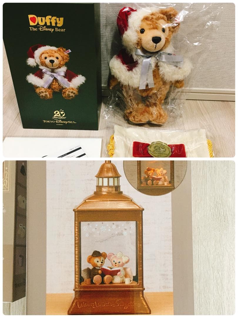 ディズニー　ダッフィー　シェリーメイ　シュタイフ　インテリア