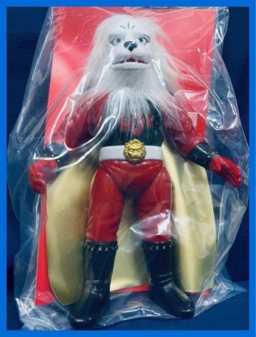 ★メディコム・トイ　ピープロレトロソフビ　快傑ライオン丸（植毛版）未開封・新品★