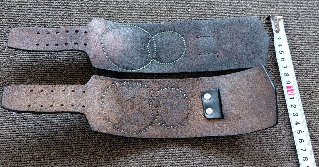 ウルフズヘッドタイプスタッズブレスレット 2点セット70㎜木村拓哉