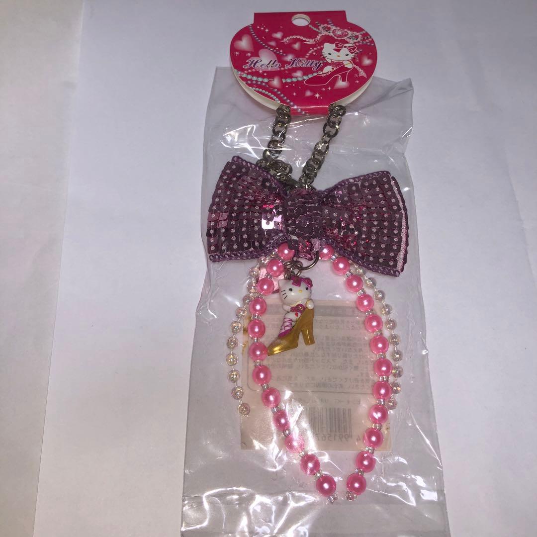 ハローキティ ピンキーハイヒール ピンキーKT 根付け　リボンバックチャーム