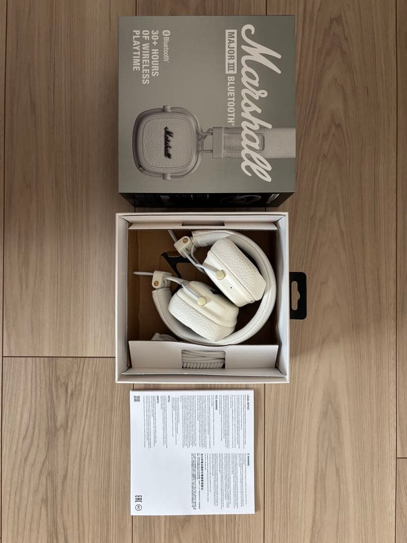 Marshall Major III Bluetooth ホワイト