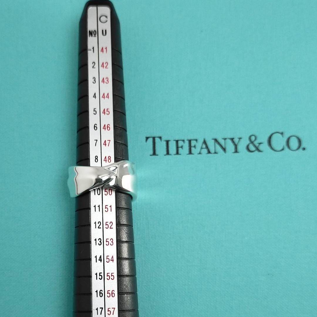 ★SALE★【ティファニー】リーフ　葉っぱ　リング　９号　2418