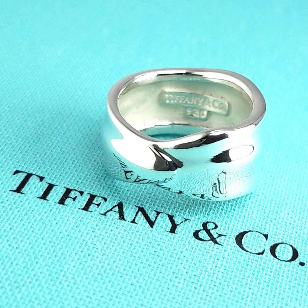 ★SALE★【ティファニー】リーフ　葉っぱ　リング　９号　2418