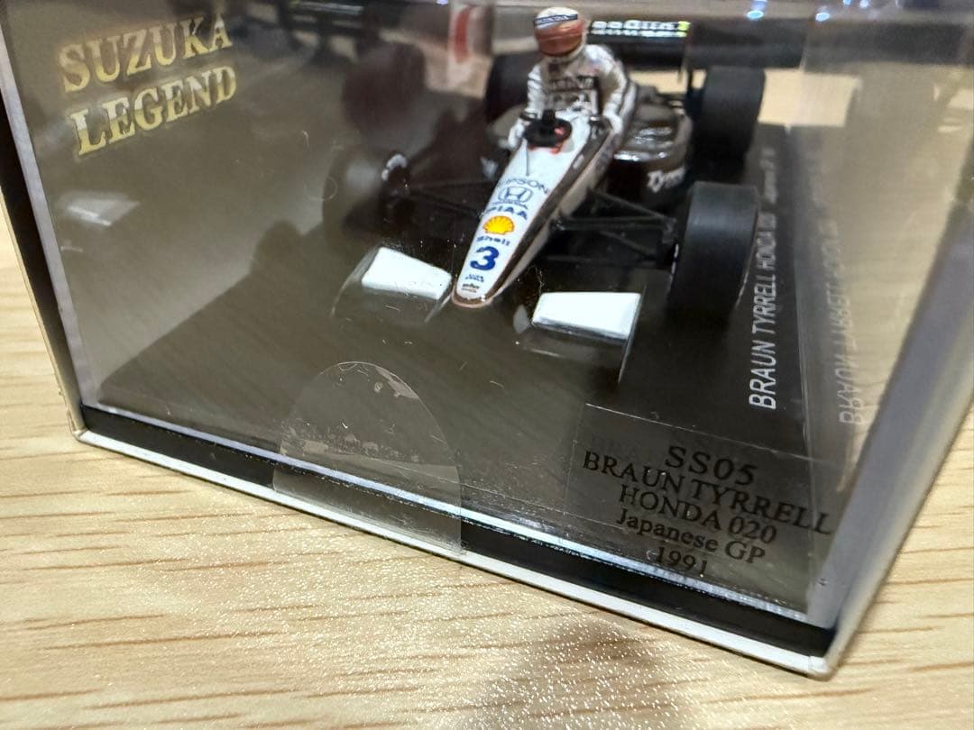F1 スパーク ティレル ホンダ 020 中嶋悟 鈴鹿レジェンド サイン入り