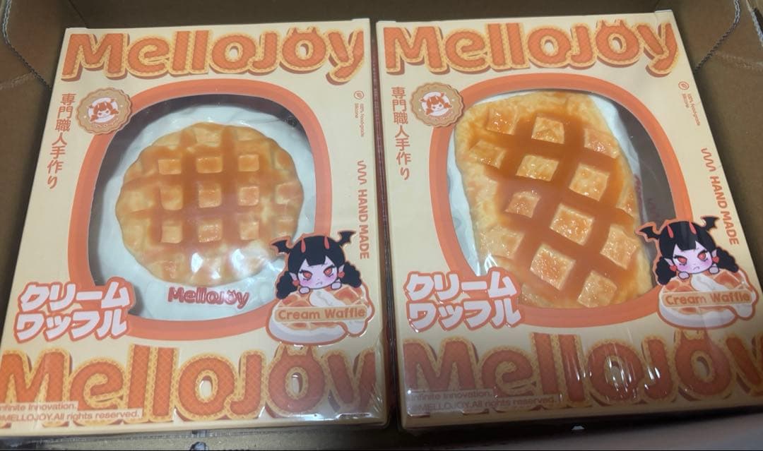 Mellojoy メロジョイ クリームワッフル スクエア まる