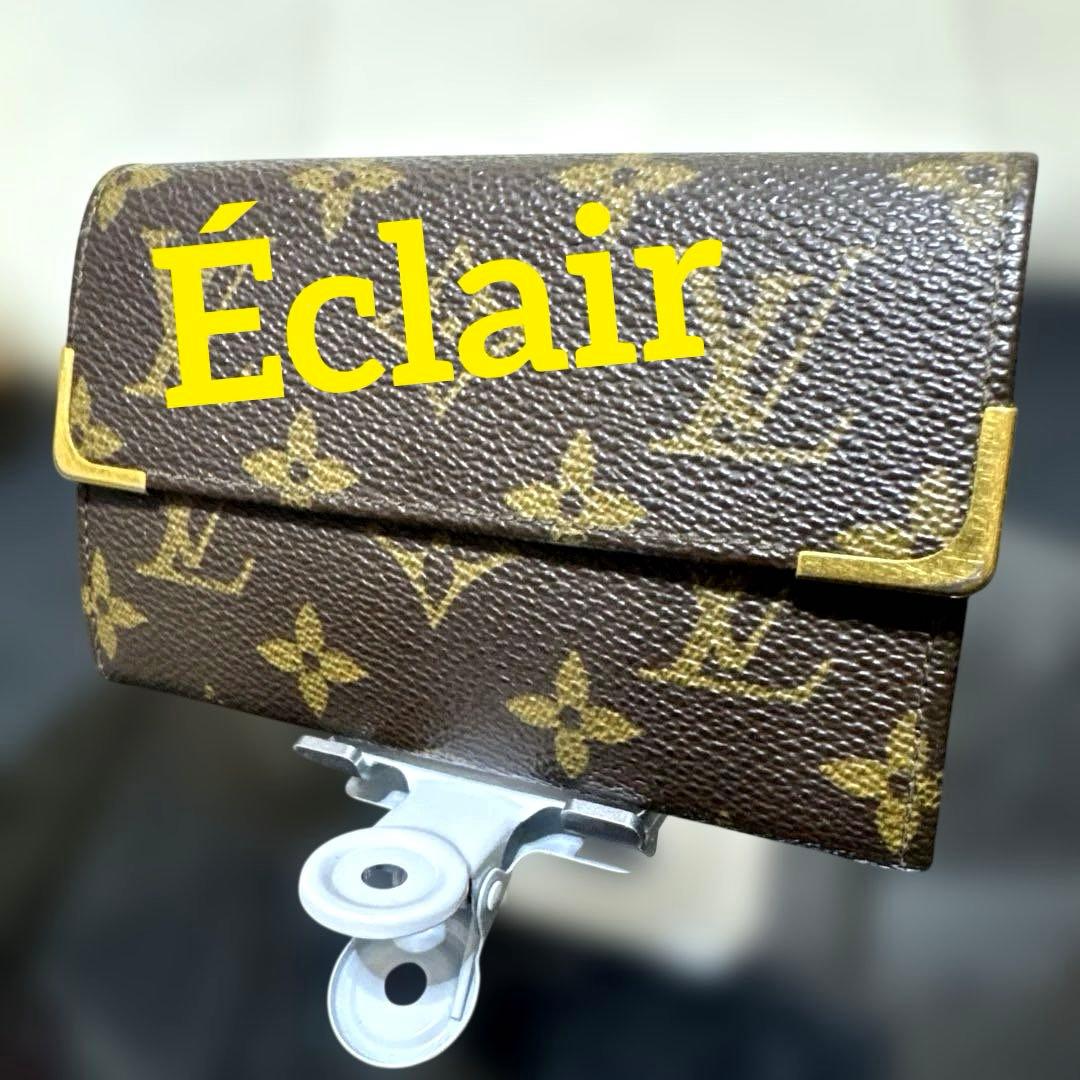 14☆希少美品♪ヴィンテージ エクレール 二つ折り 財布 コンパクトウォレット