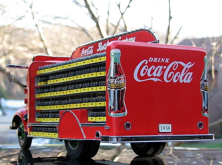 激レア★絶版★コカコーラ 1938 デリバリートラック ダンバリーミント