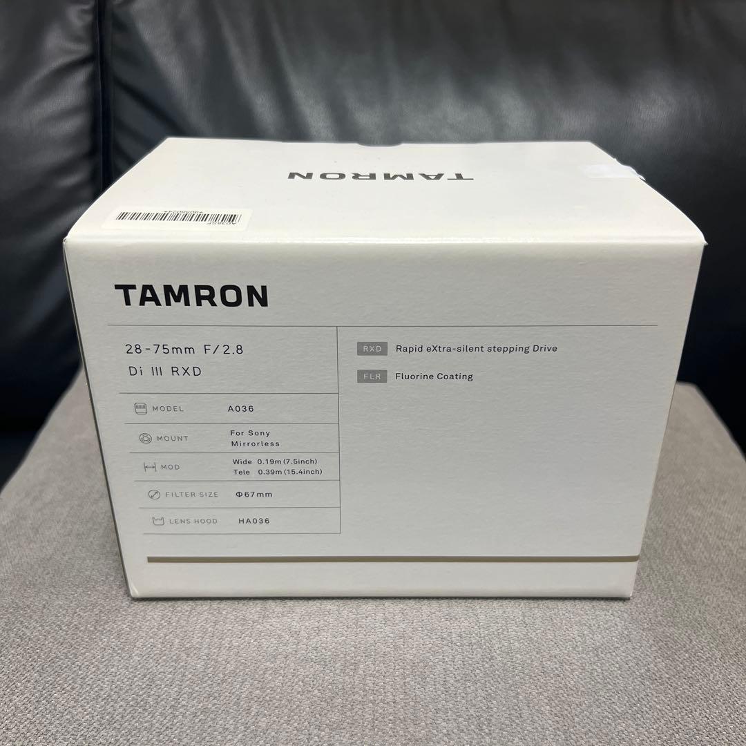※美品　TAMRON 28-75㎜　F/2.8 Di Ⅲ RXD
