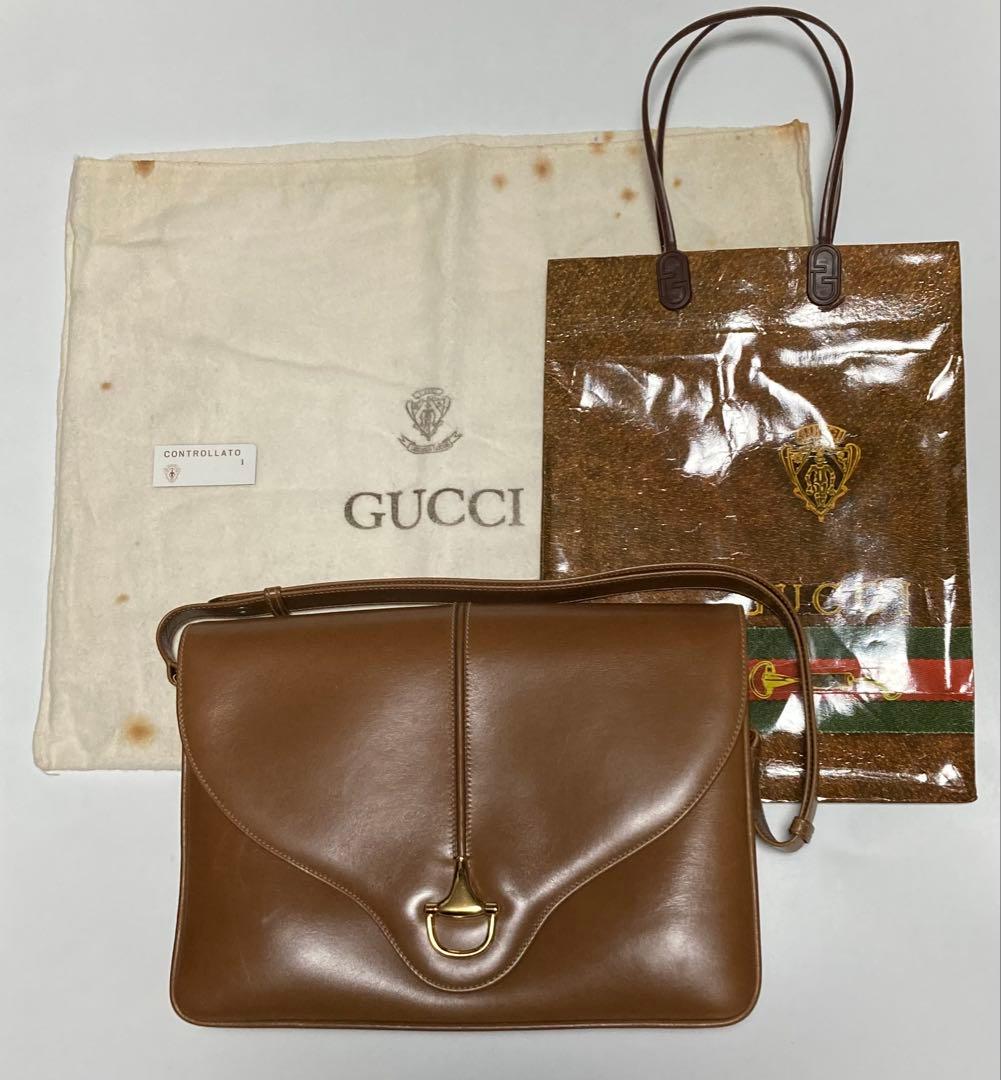 【正規品】GUCCI グッチ ホースビット ショルダーバッグ 良品 送料無料