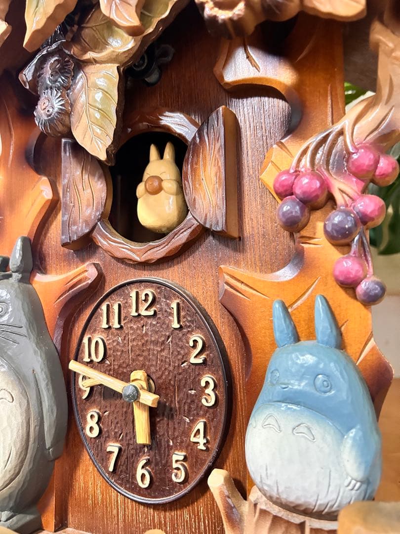 トトロ 木製掛け時計　レトロ　希少　値下げしました