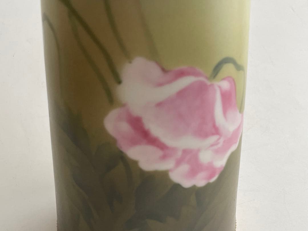 オールドノリタケ　ポピー文様　水注　花瓶　花入　フラワーベース　ヴィンテージ