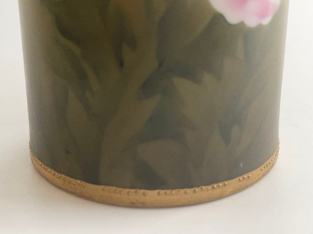 オールドノリタケ　ポピー文様　水注　花瓶　花入　フラワーベース　ヴィンテージ