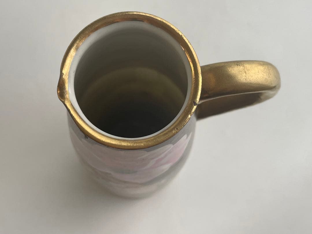 オールドノリタケ　ポピー文様　水注　花瓶　花入　フラワーベース　ヴィンテージ