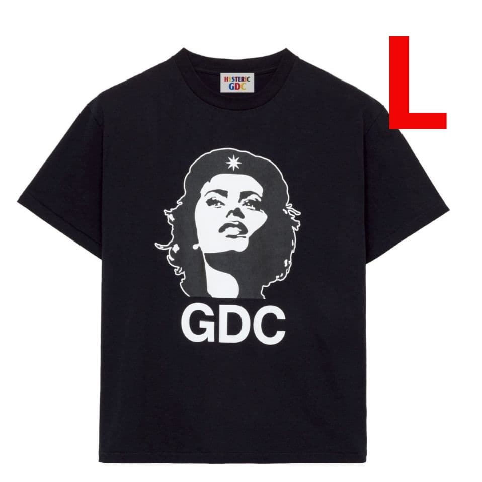 HYSTERIC GLAMOUR × GDC REBEL GIRL TEE 黒L
