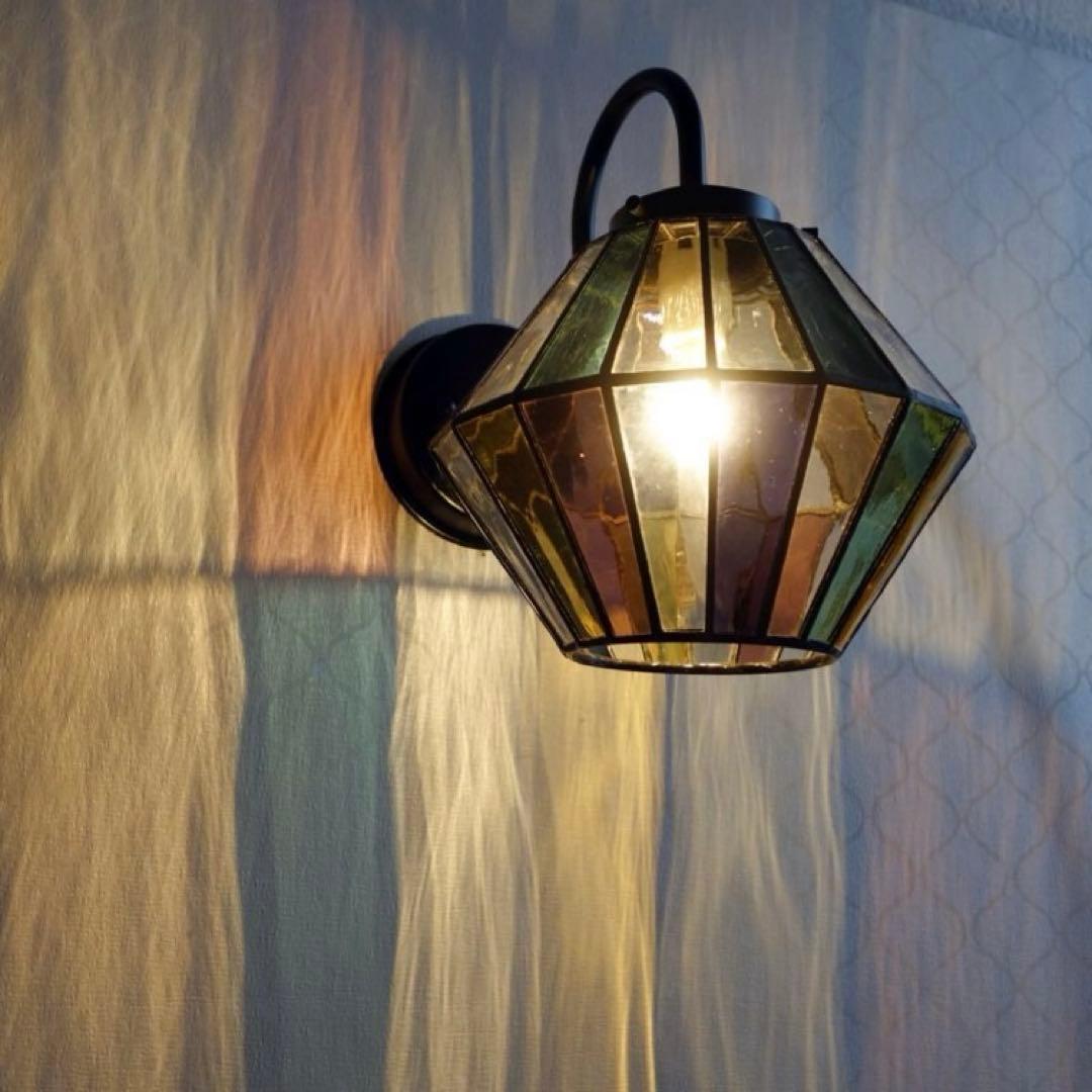 しのぶ　ステンドグラス ペンダントライト