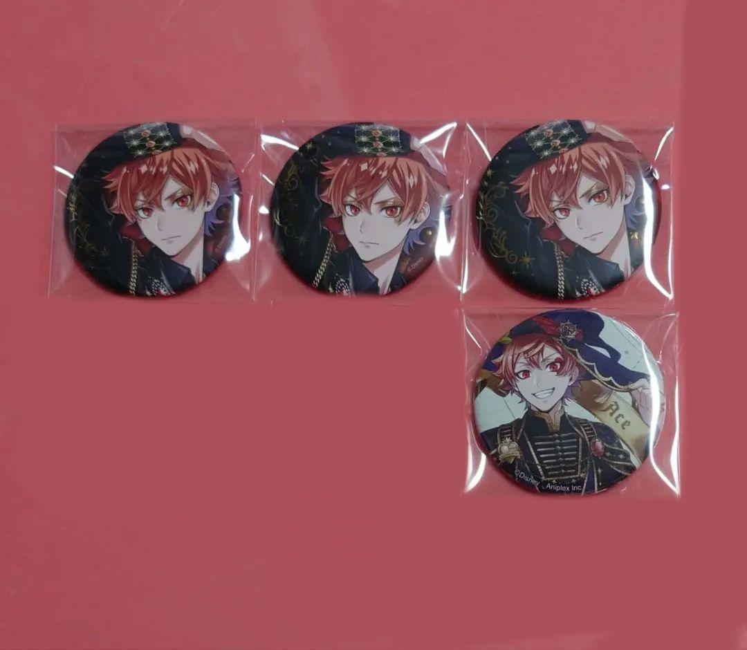 ツイステ　エース　缶バッジ 5周年　ブレイジングジュエル ブルーム