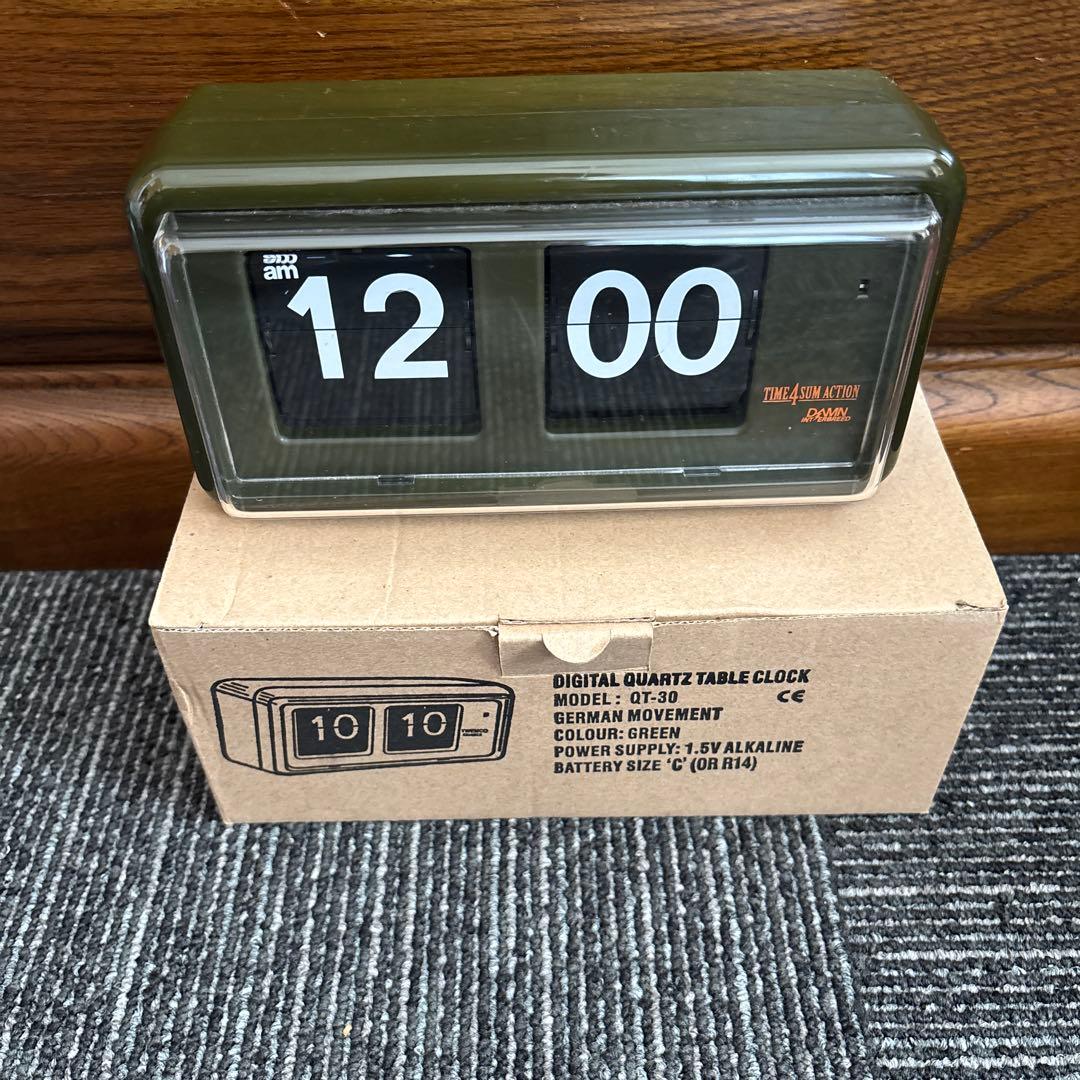 TWEMCO パタパ夕時計QT-30 カーキ コラボ品