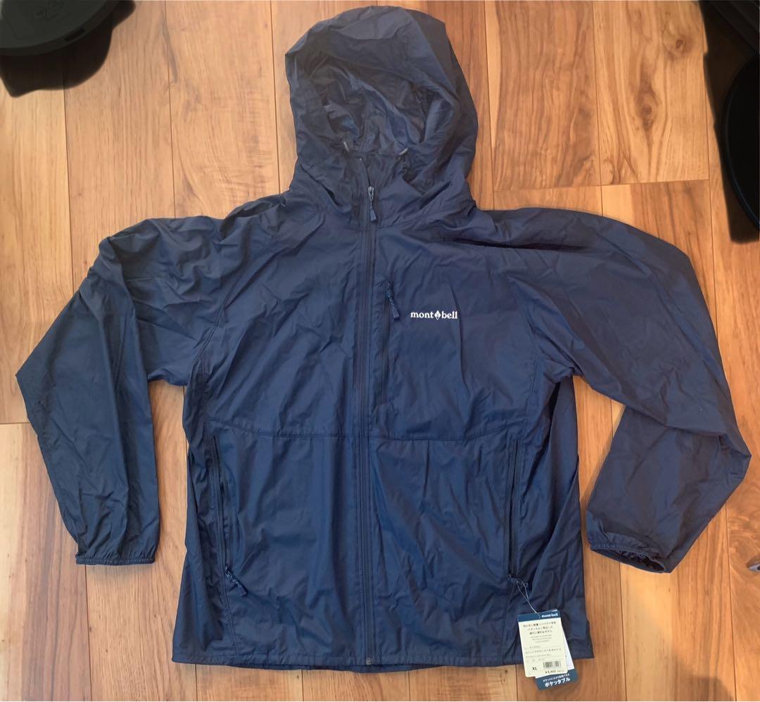 モンベル　ウインドブラスト　パーカ　Men's ネイビー　XLサイズ