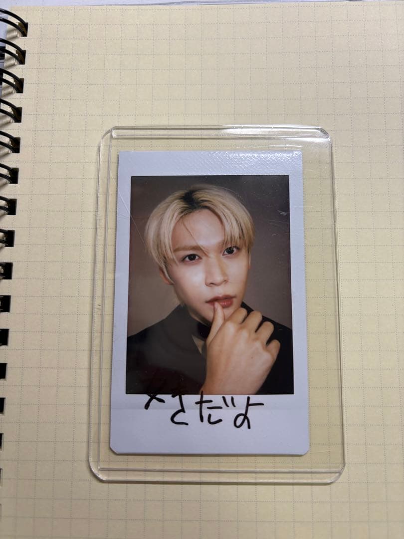 【値段交渉可能⭕️】RIIZE ウンソク 直筆サイン入りポラロイド 生チェキ