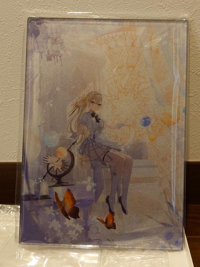 絵師100人展 14 アクリルアートプレート　ふーみ先生画　「輝々白光太陽図」