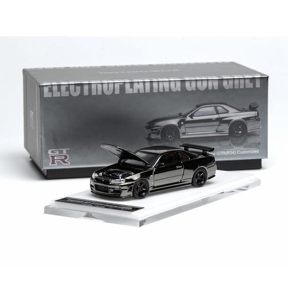 モーターヘリックス 1/64 日産 スカイライン GT-R R34 ニスモ