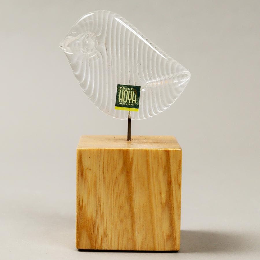 保谷硝子 河上恭一郎 小鳥 置物