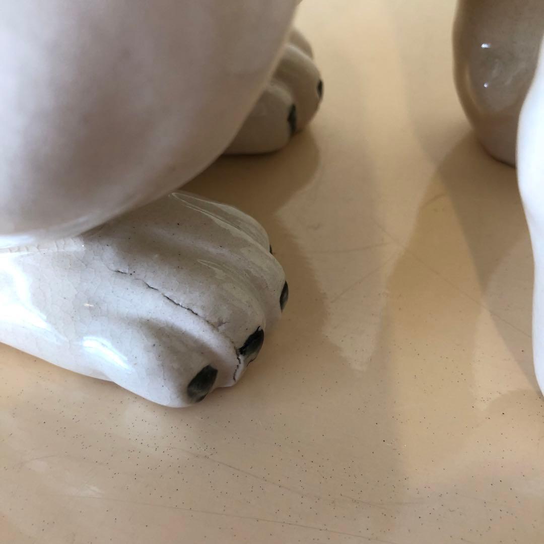 ビクター犬　ニッパーくん　大型31.5センチ　ビクター　犬　レア　爪付き　陶器