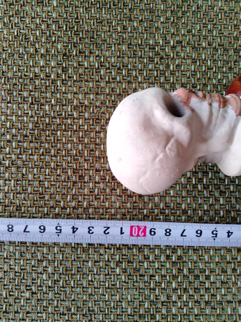 50s スカル　ドクロ　ビンテージ　デカンタ　クロスボーン ペンキ