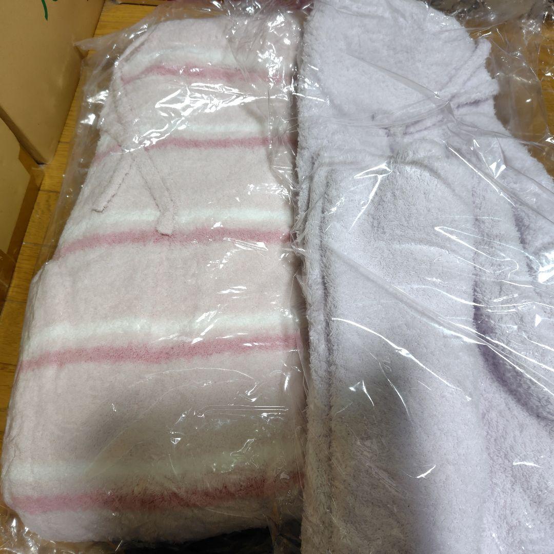 ジェラートピケ　 薄紫 ＆ピンクストライプ ルームウェア ズボンワンサイズセット