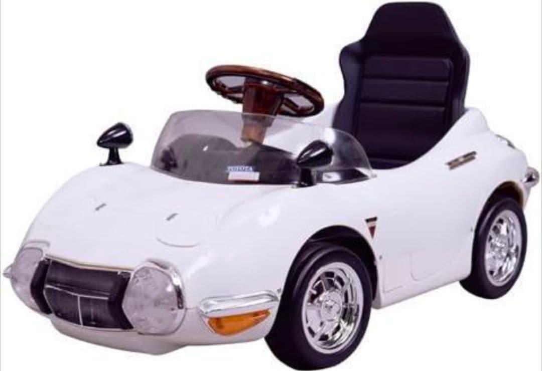 ミズタニ 電動バッテリーカー TOYOTA2000GT ホワイト TGT-B