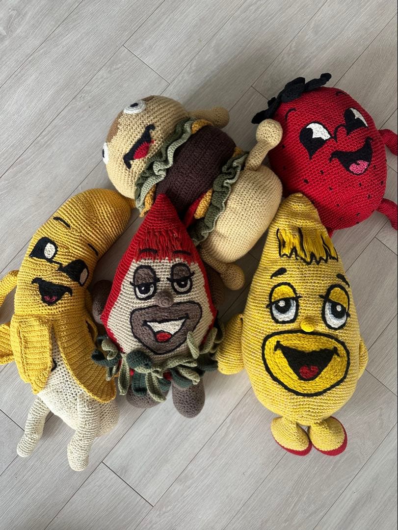 あちゃちゅむムチャチャぬいぐるみセットkeikiii編みぐるみ　ヴィンテージ