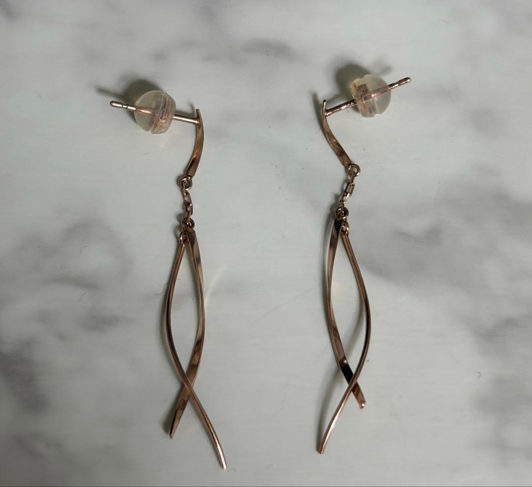 カナル ４℃ ピアス k10 ウェーブ