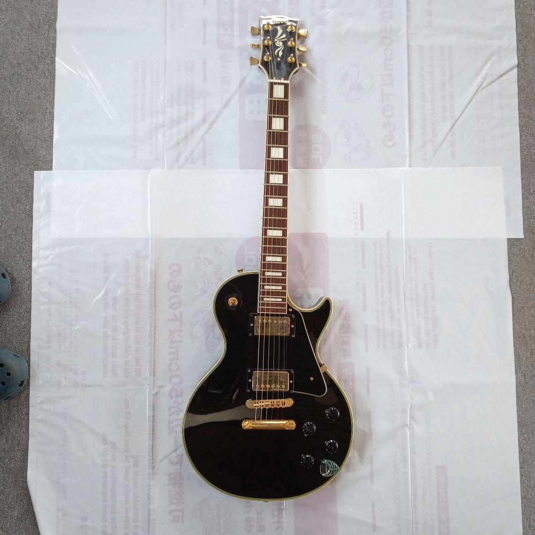 Burny ブラック エレキギター