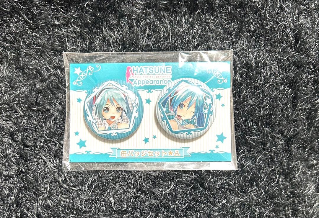 初音ミク 缶バッジ 2個セットA