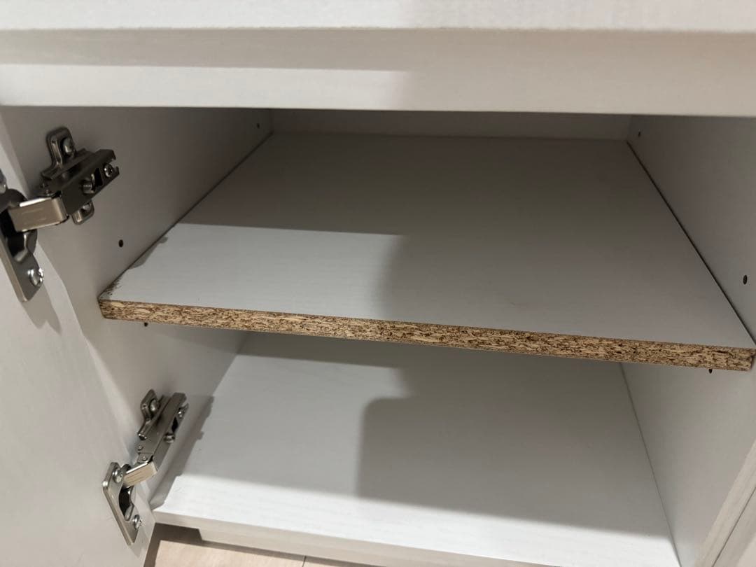 ニトリ シンプルデザインキャビネット ホワイト