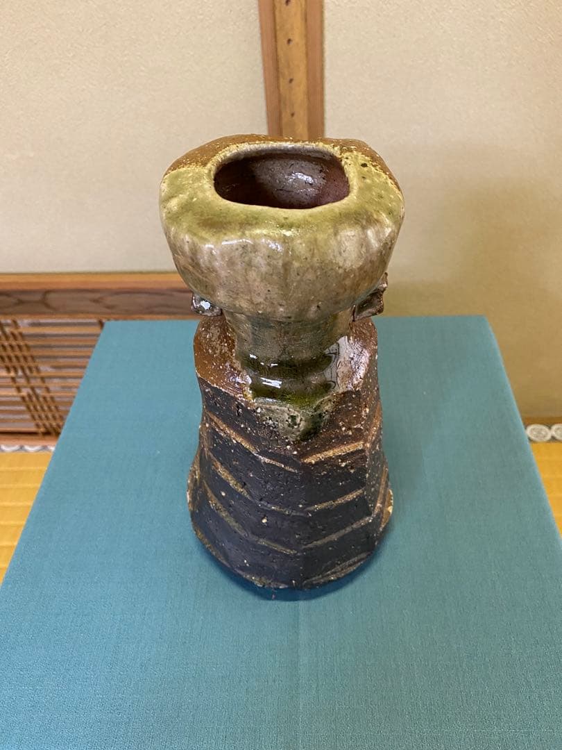 ⭐️本日限定⭐️茶道具/花入 信楽窯花入 杉本忠造 共箱 茶道