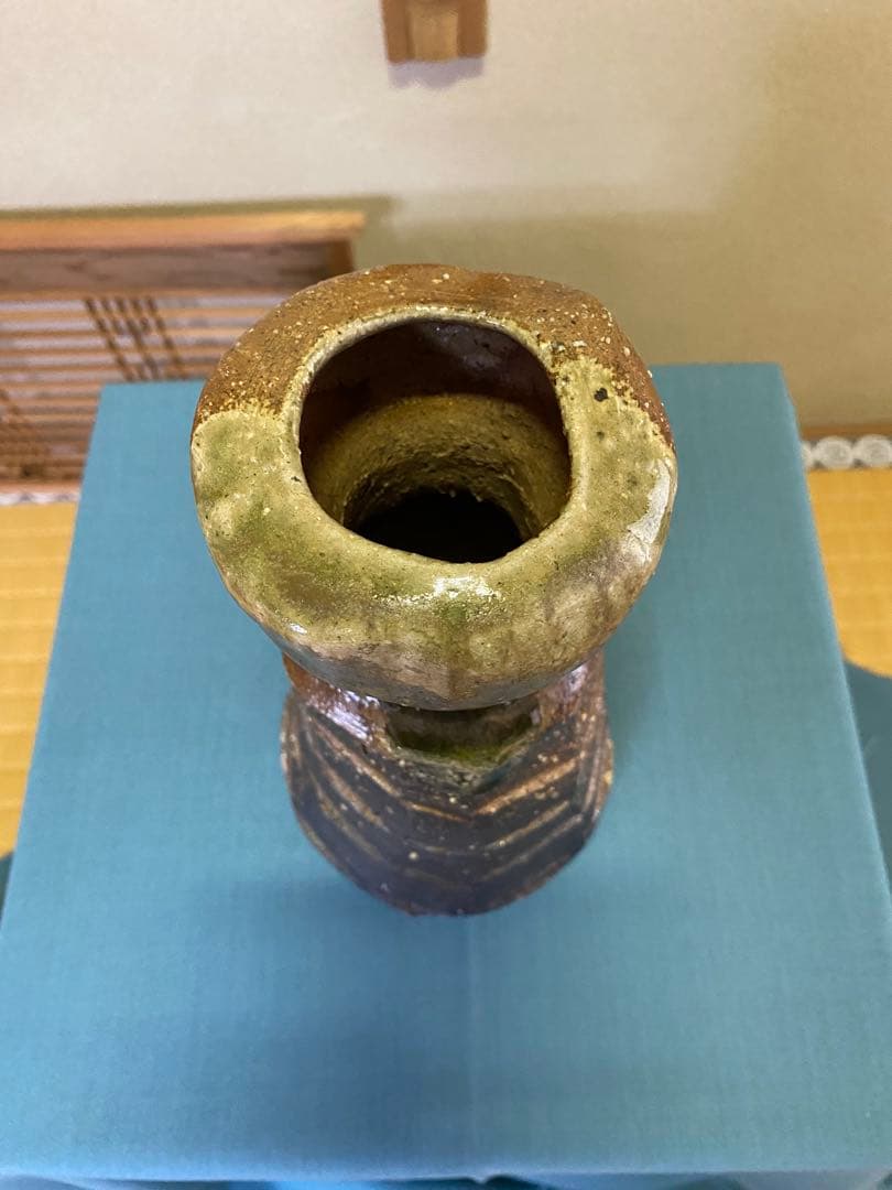 ⭐️本日限定⭐️茶道具/花入 信楽窯花入 杉本忠造 共箱 茶道