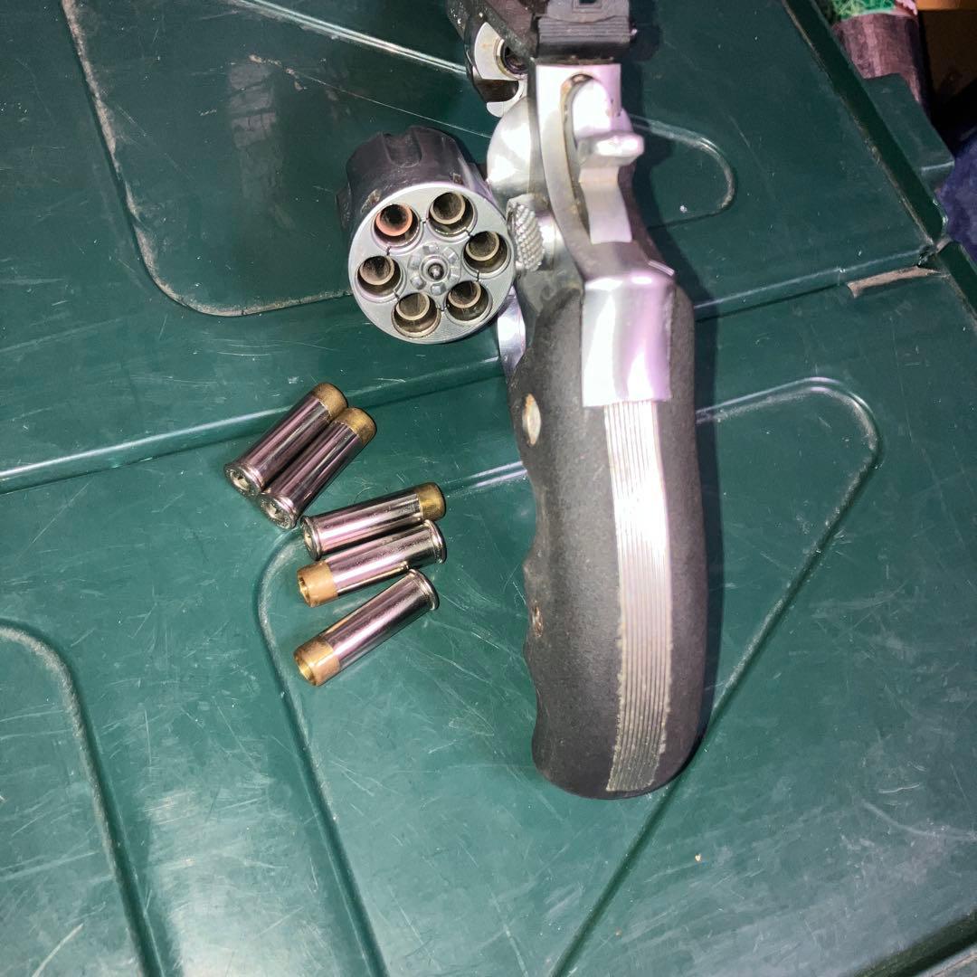 コクサイ S&W M19 357マグナム ガスリボルバー シルバー　ジャンク品