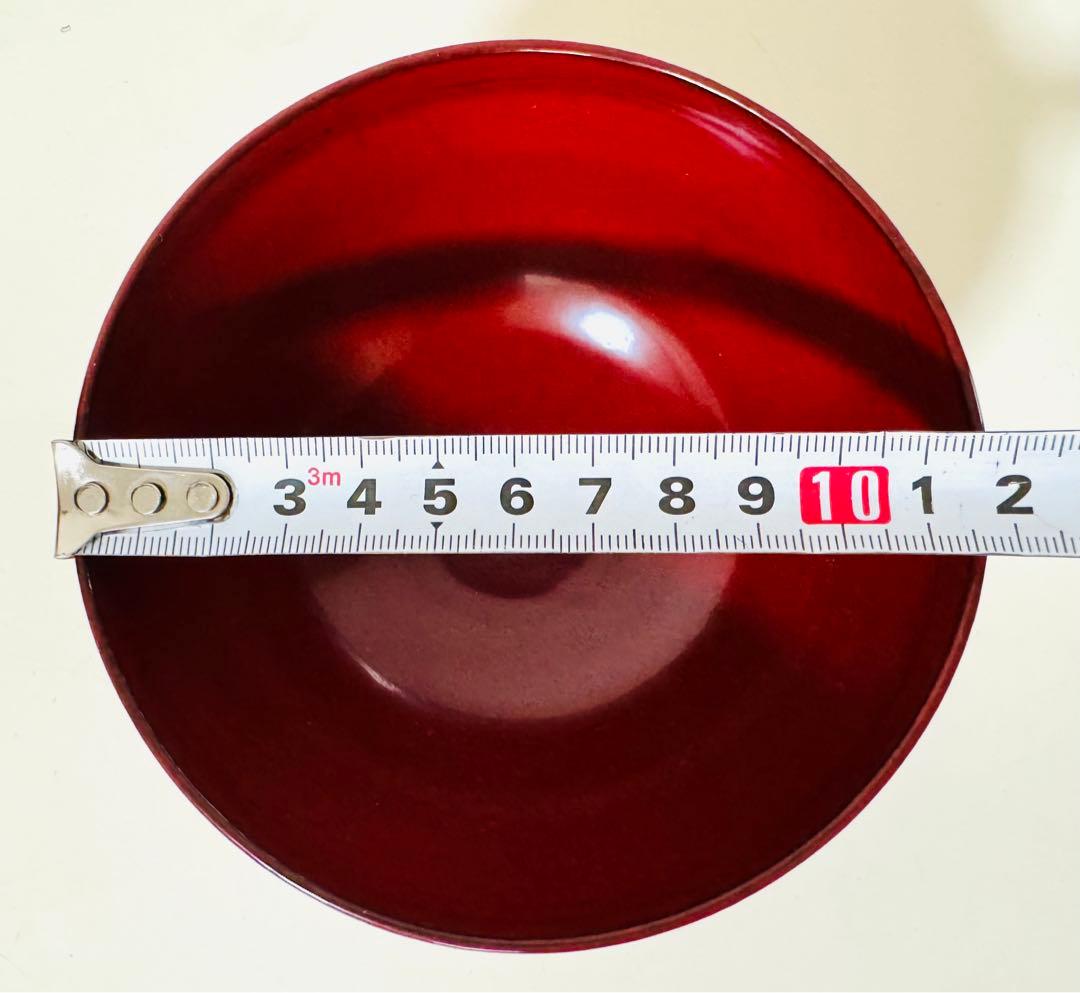 角偉三郎 朱塗 合鹿椀 漆器漆芸