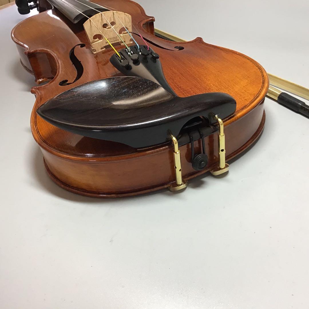 バイオリン用肩当て インド産黒檀　#エボニー　ガルネリ　工芸会正会員作