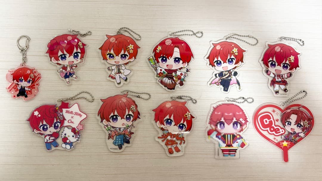 すたぽら　アクリルキーホルダー　Coe.　バラ売り可